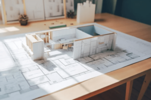 Progetto 3D e mappe di un appartamento 