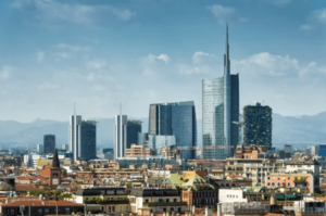 Vista della zona centrale di Milano